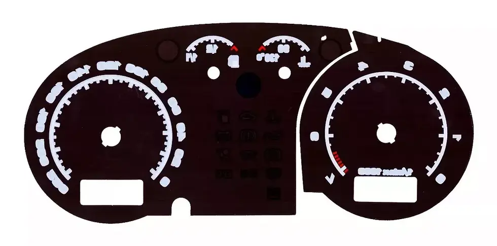 Miniaturbild: Speedometer dials disc - VOLKSWAGEN GOL RALLYE G3 POINTER PARATI SAVEIRO VDO