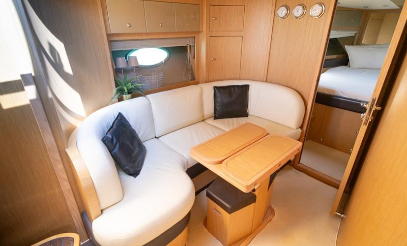 IMAGO 48 OPEN luxury yacht for private day charters from Cannigione cruising the La Maddalena Archipelago and South Corsica