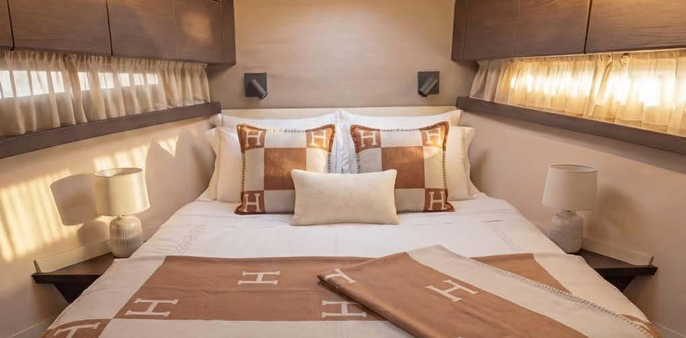 Intermare 55 Fly luxury yacht for private day charters from Portisco cruising Costa Smeralda, La Maddalena Archipelago and Tavolara with dolphin watching experience