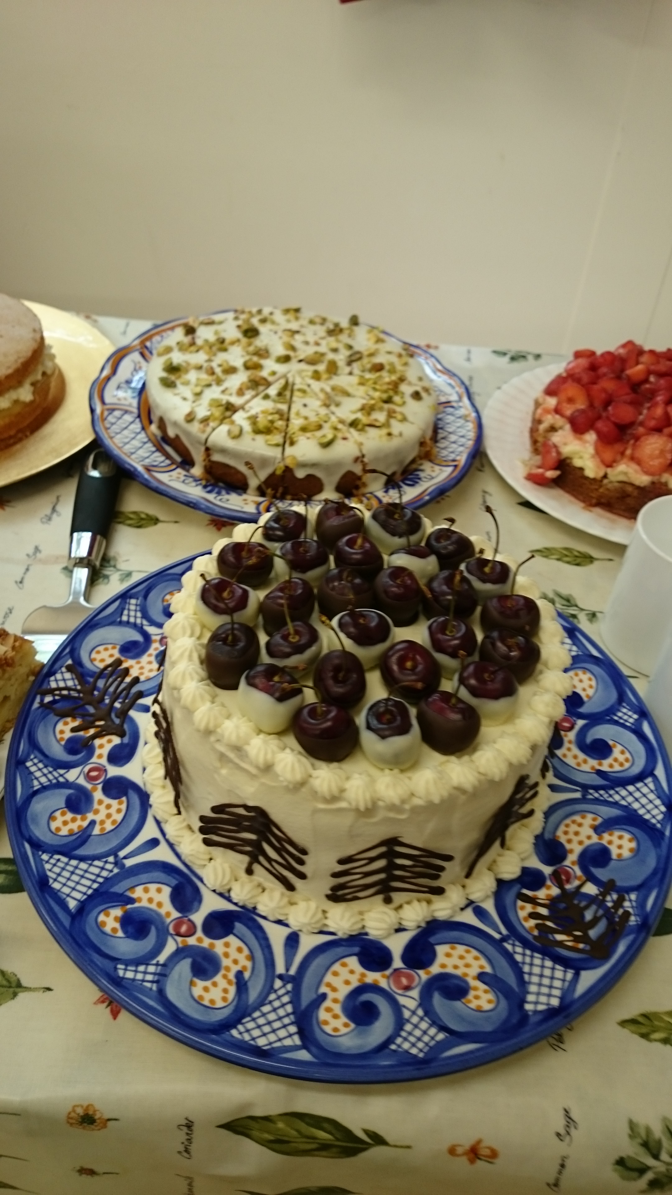 Coffee morning cakes