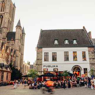 Café en restaurant in centrum Gent