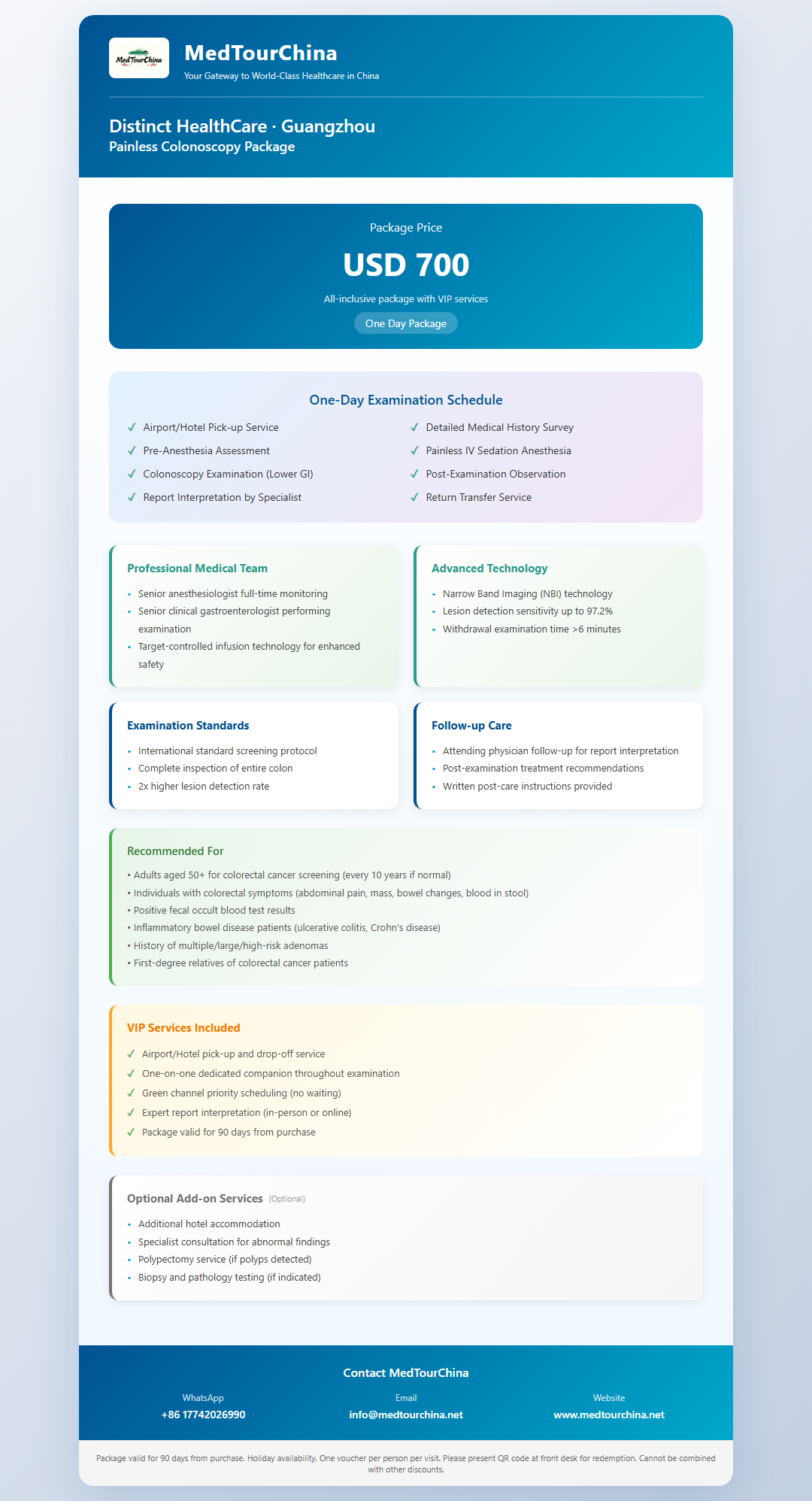 Guangzhou-OneDay-Sedated Endoscopy Package-Distinct HealthCare