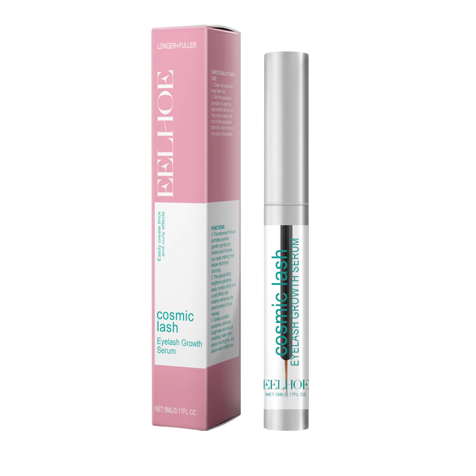 5Ml Eyelash Extension Serum Eyebrow Lash Growth Lengthening Fuller Lasting Moist