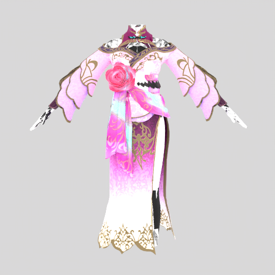 GB (CC For TS4) - Diaochan Dress From DW9 Game