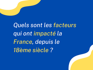 Quels sont les facteurs qui ont impacté la France ?