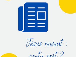 Jésus revient : es-tu prêt ? PARTIE 1/2