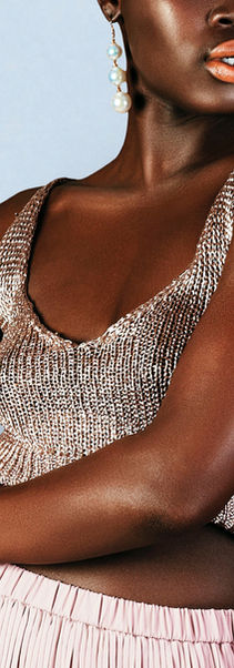 Model with Beautiful Dark Skin