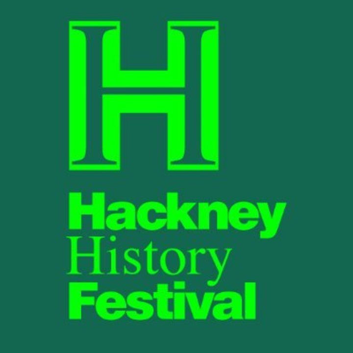 A green on green ad for the Hackney History Festival