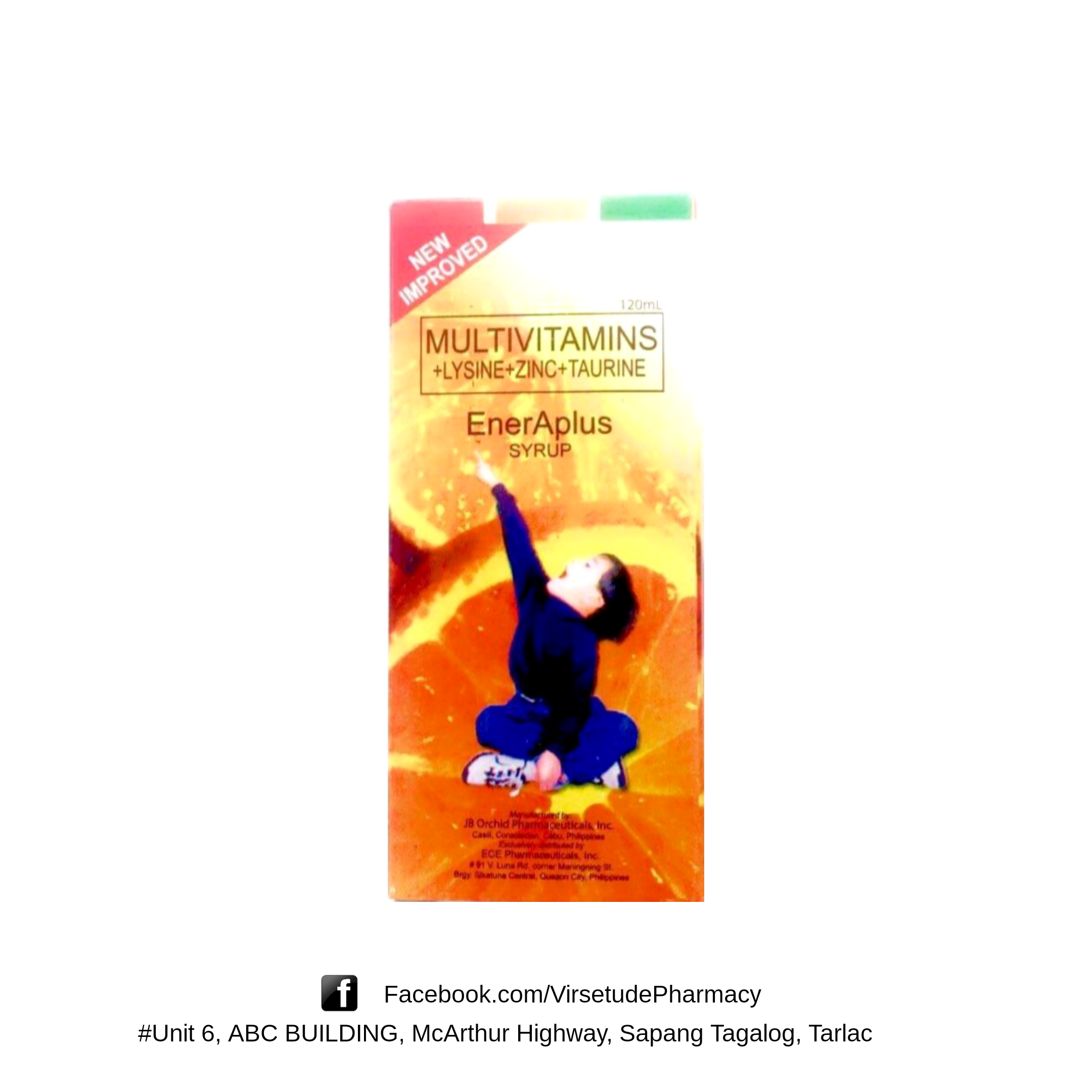 ENER A PLUS SYRUP 120ML