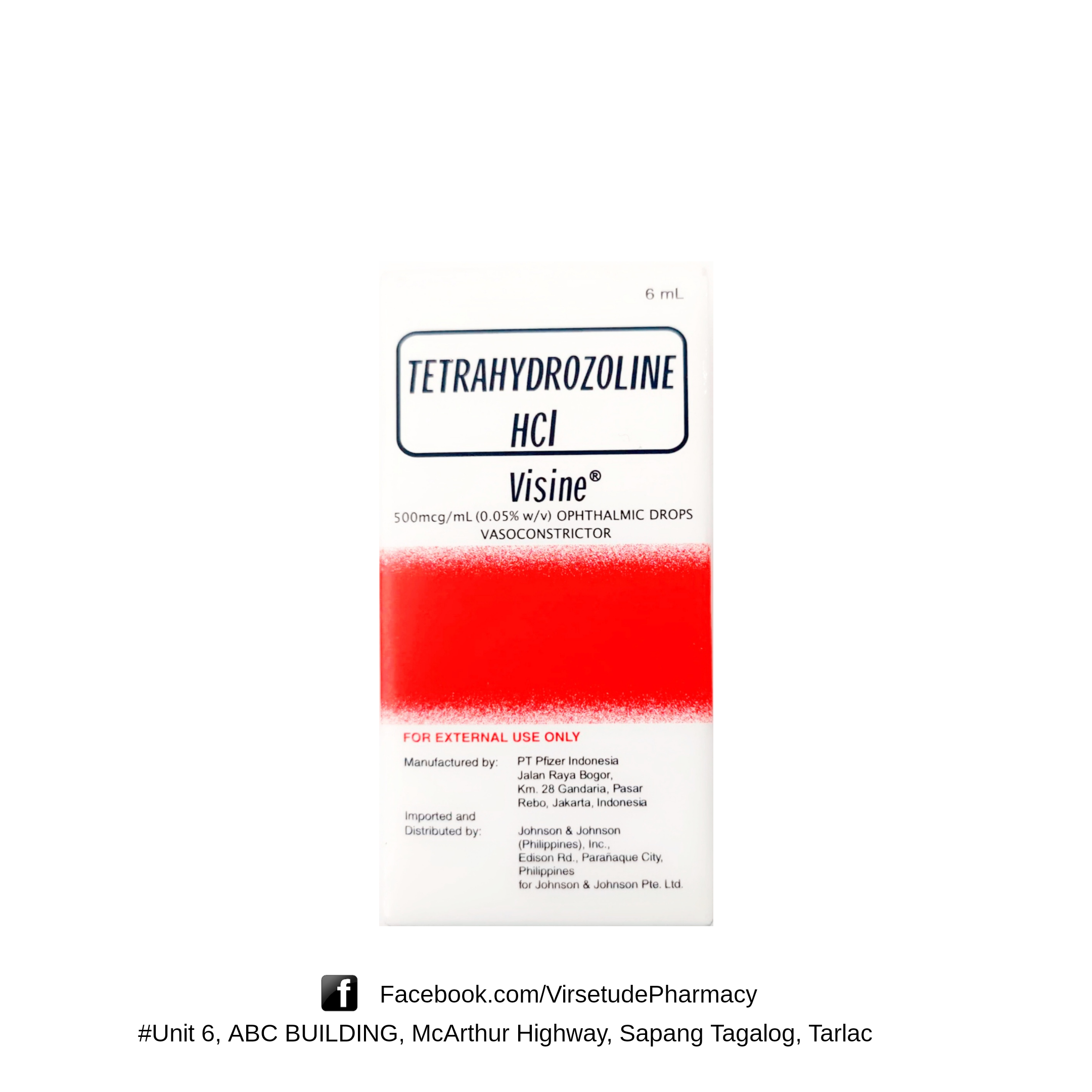 VISINE TETRAHYDROZOLINR HCL OPTHALMIC DROPS