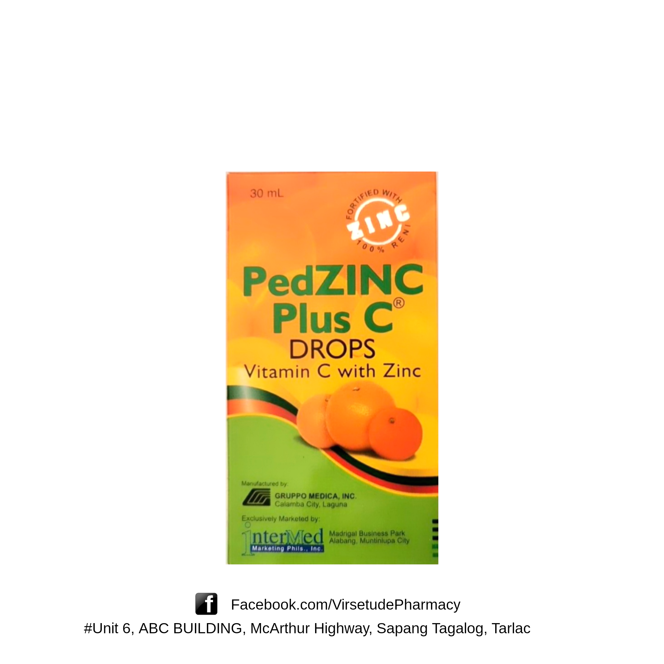 PEDZINC PLUS C DROPS 30ML