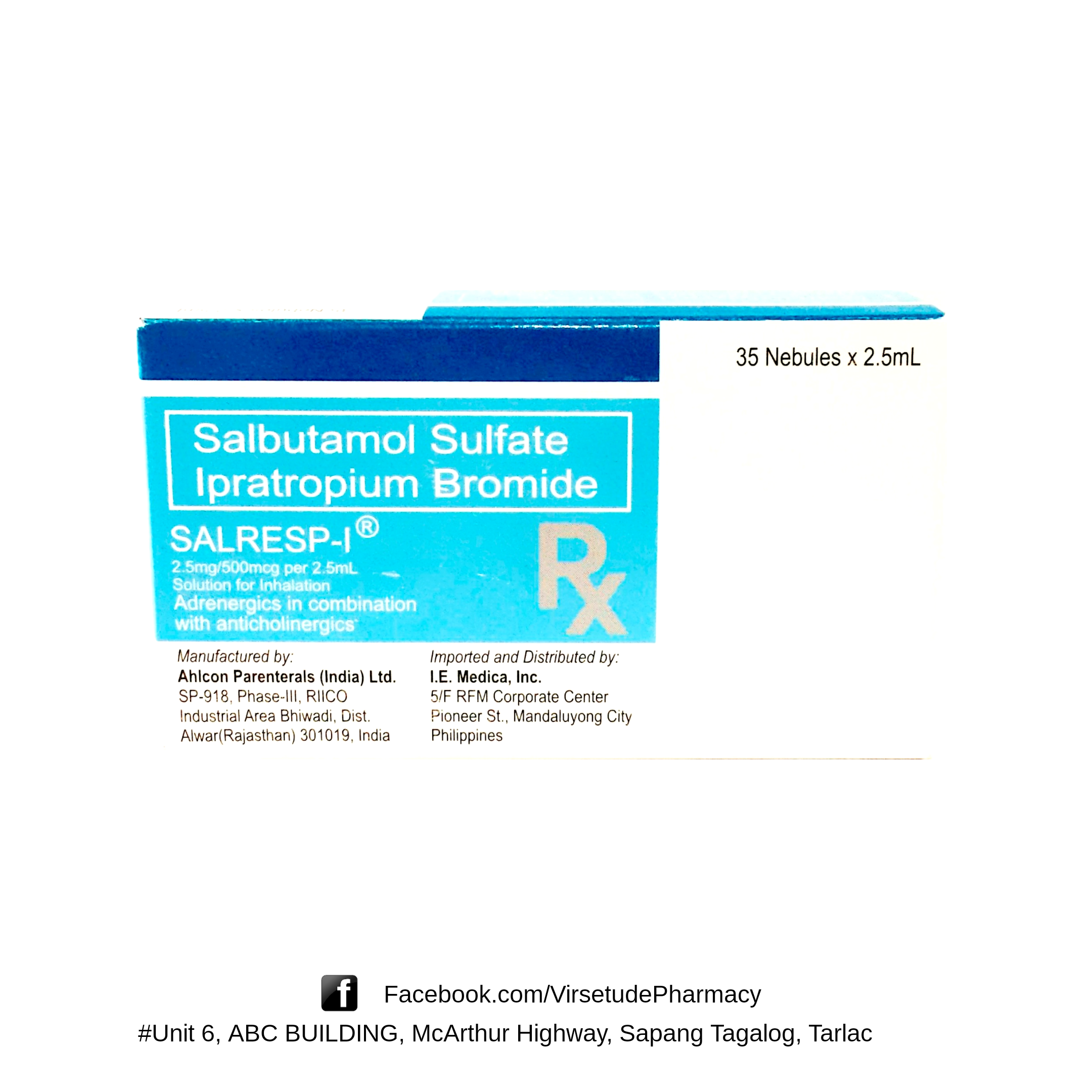 SALBUTAMOL SULFATE/IPRATROPIUM BROMIDE 2.5ML