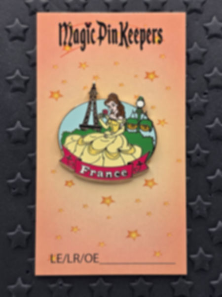 WDW - Belle - Beauty and the Beast - France - Epcot World Showcase - DisneyPin
