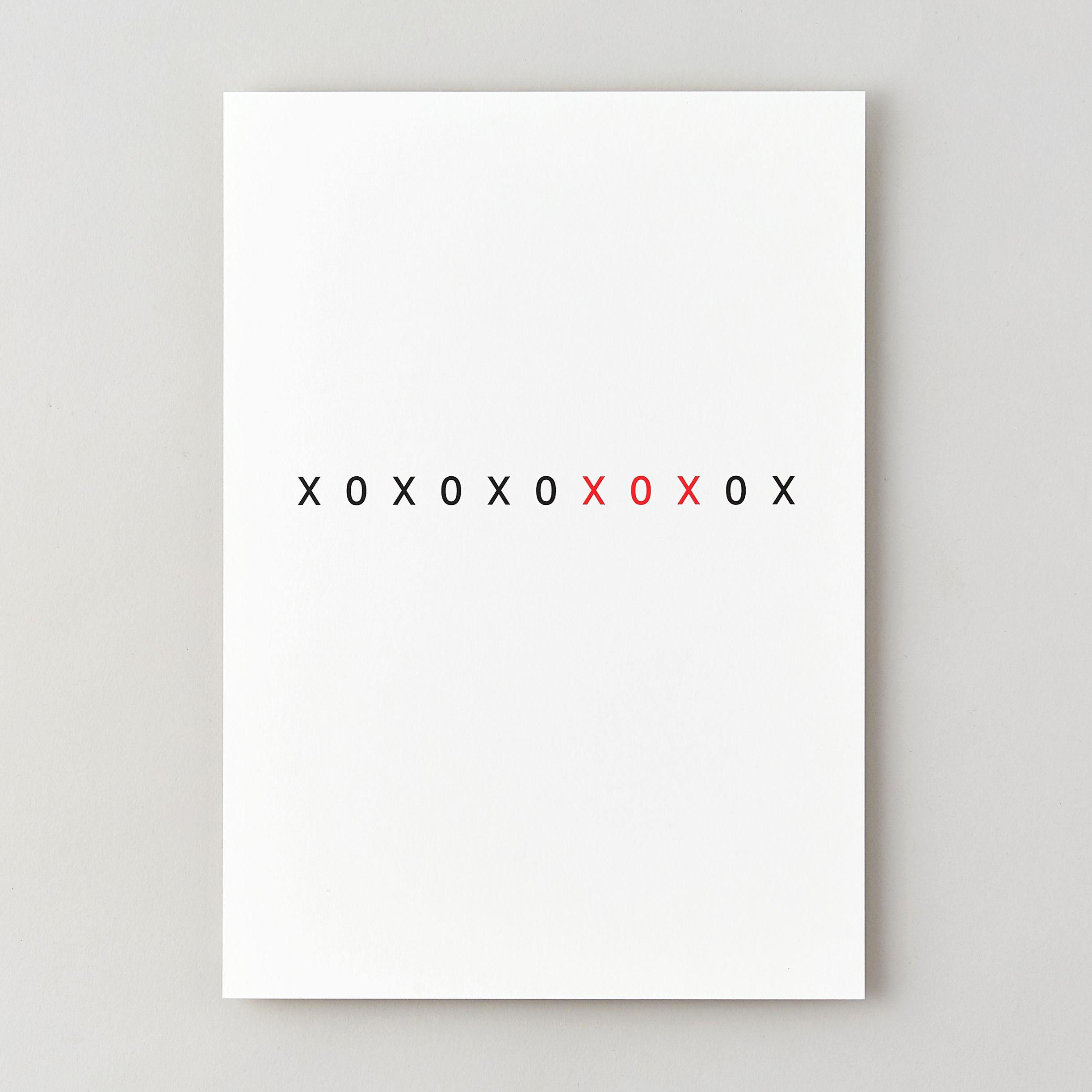 XOX- Typography Art Print