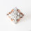 Thumbnail: Rose & White Gold Diamond Filigree Ring