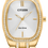 Thumbnail: CITIZEN ECO-DRIVE LADY'S GOLD RECTANGLE WITH CRYSTALS