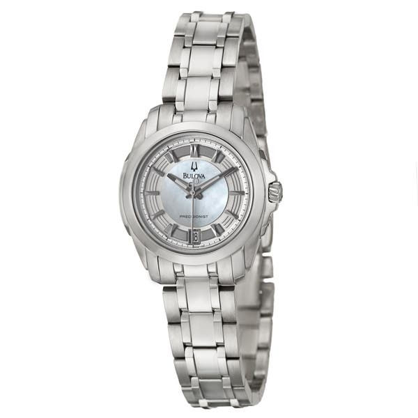 Ladies Steel Link Bulova Watch