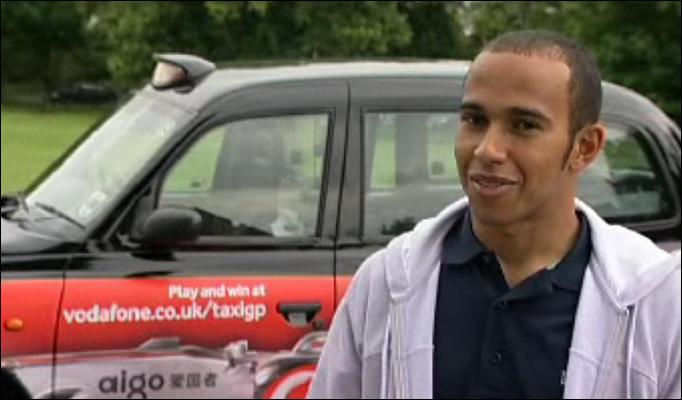Vodafone 'Lewis Hamilton Cabby'