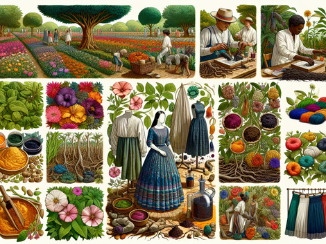 From Garden to Garment: The Journey of Natural Dyes from Plants