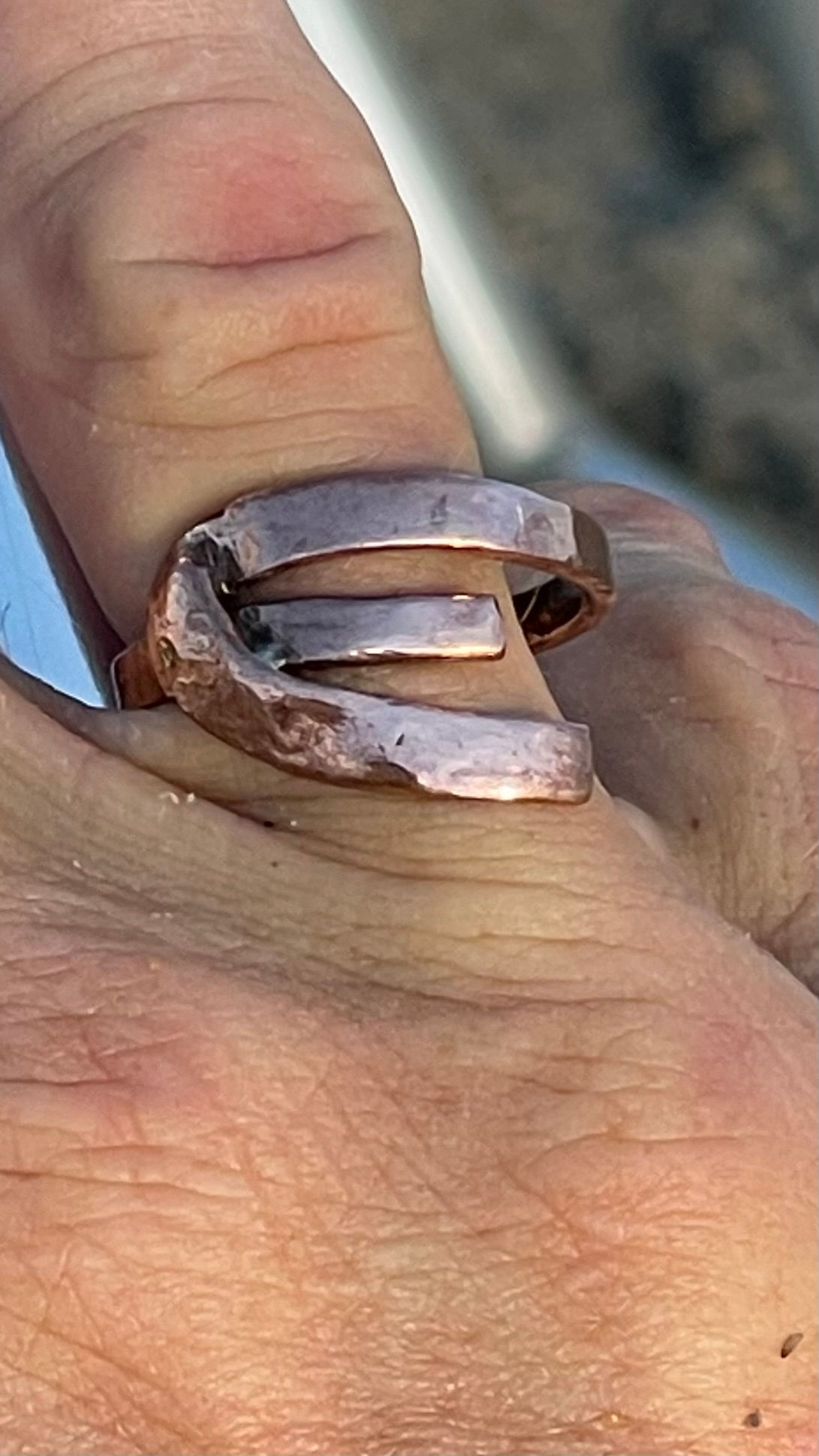 flat e ring