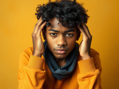 Person struggling with Anxiety