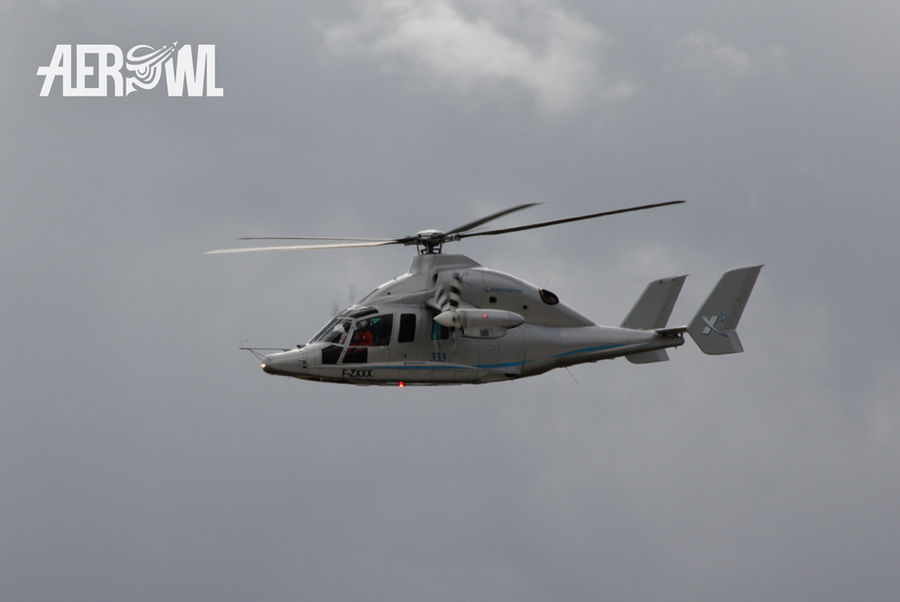 <p class="font_8">The Airbus Helicopters X3 prototype presentation over the BER airport Berlin-Brandenburg runway during the ILA 2012 in Germany.</p>