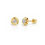 Miniatura: Brinco Infantil Ouro 10K  Tarraxa Baby 3 mm