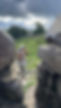 Hiker on a Guided Tour at Hadrian's Wall
