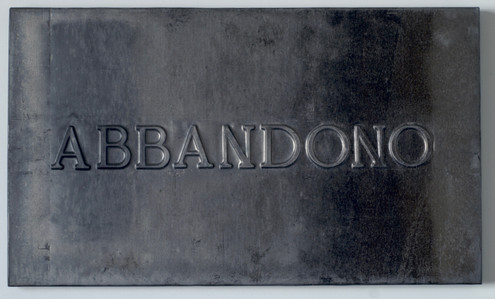 Vittorio Messina, Abbandono, 2018, piomb