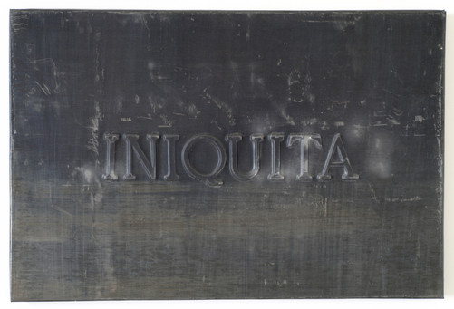 Vittorio Messina, Iniquita, 2018, piombo
