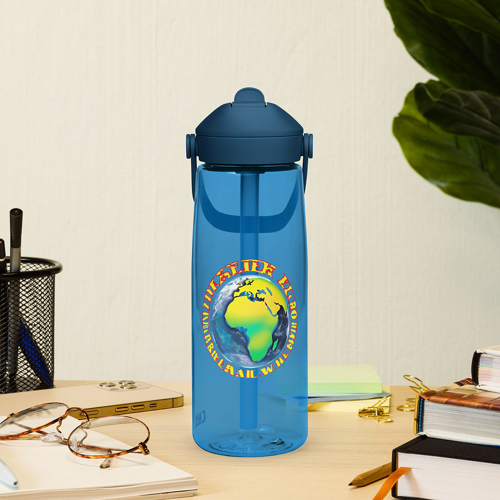 Thumbnail: Flip straw water bottle