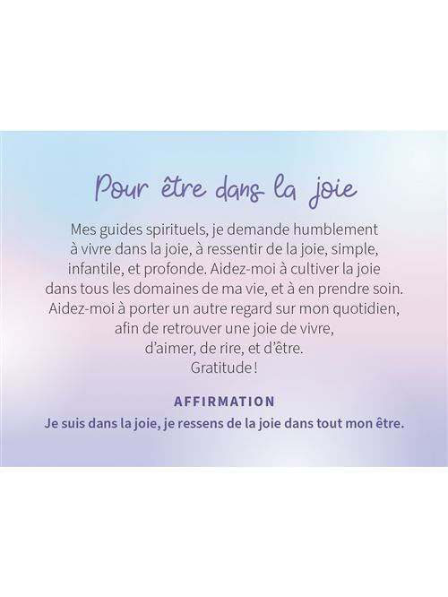 Miniaturbild: Mes petites prières aux guides spirituels