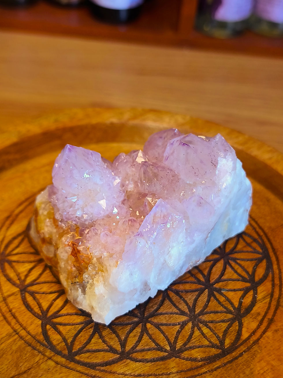Miniature : Grand spécimen de quartz améthyste Spirit