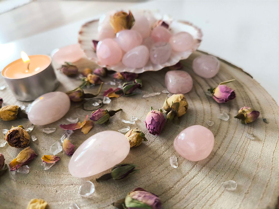 Pierre roulée Quartz rose