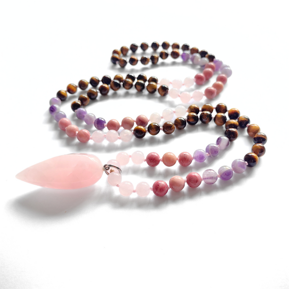 Miniatura: Collier Mala - Courage et compassion