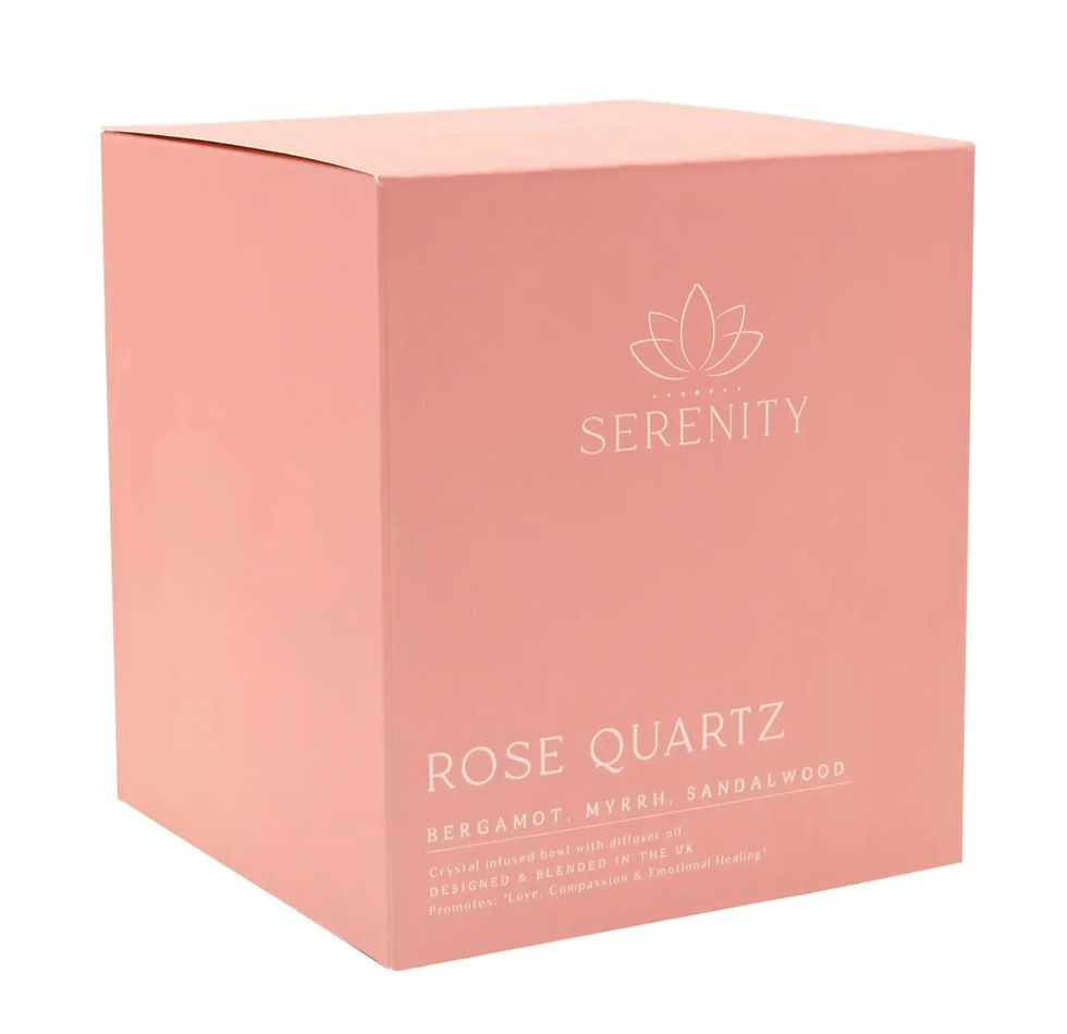 Miniaturbild: Diffuseur et Huile avec Bol en Cristal de Quartz Rose Sérénité