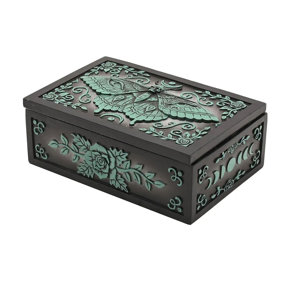 Miniaturbild: Boîte de rangement gothique Mystic Legends Moth