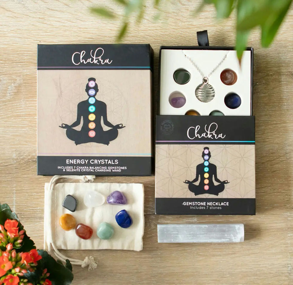Miniatura: Coffret collier de guérison 7 chakras 