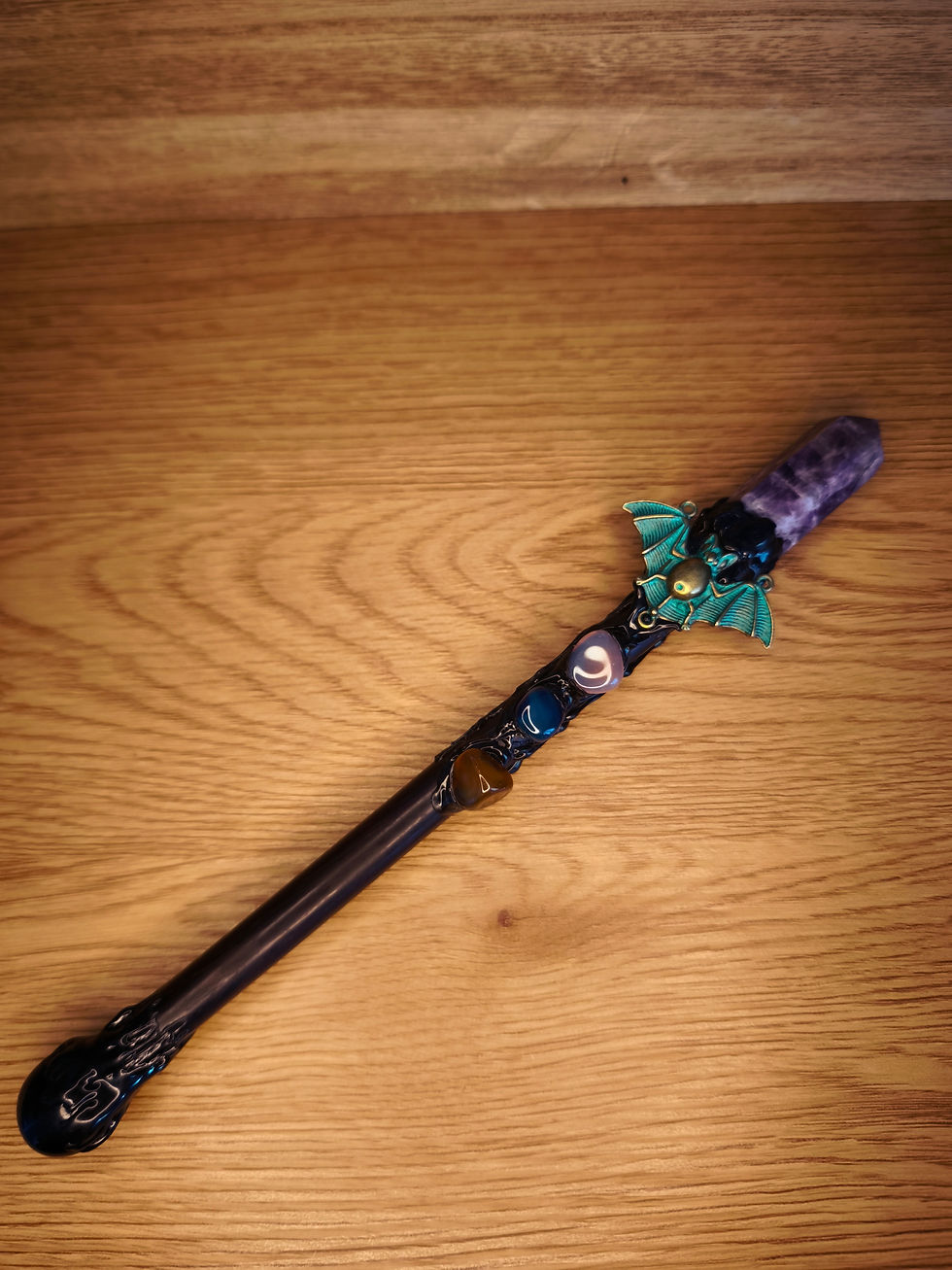 Miniaturbild: Baguette magique artisanale pour rituel & méditation