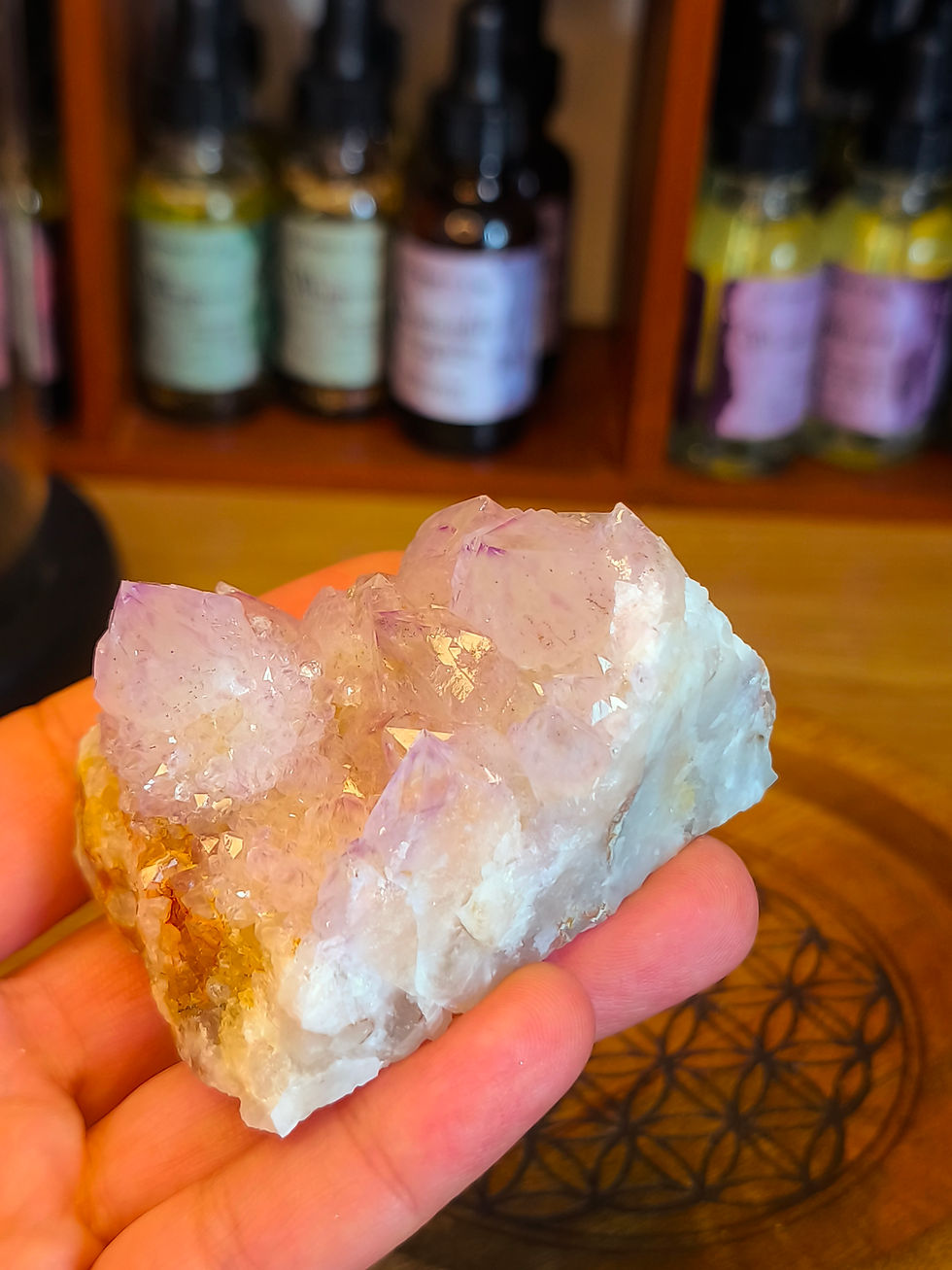 Miniature : Grand spécimen de quartz améthyste Spirit