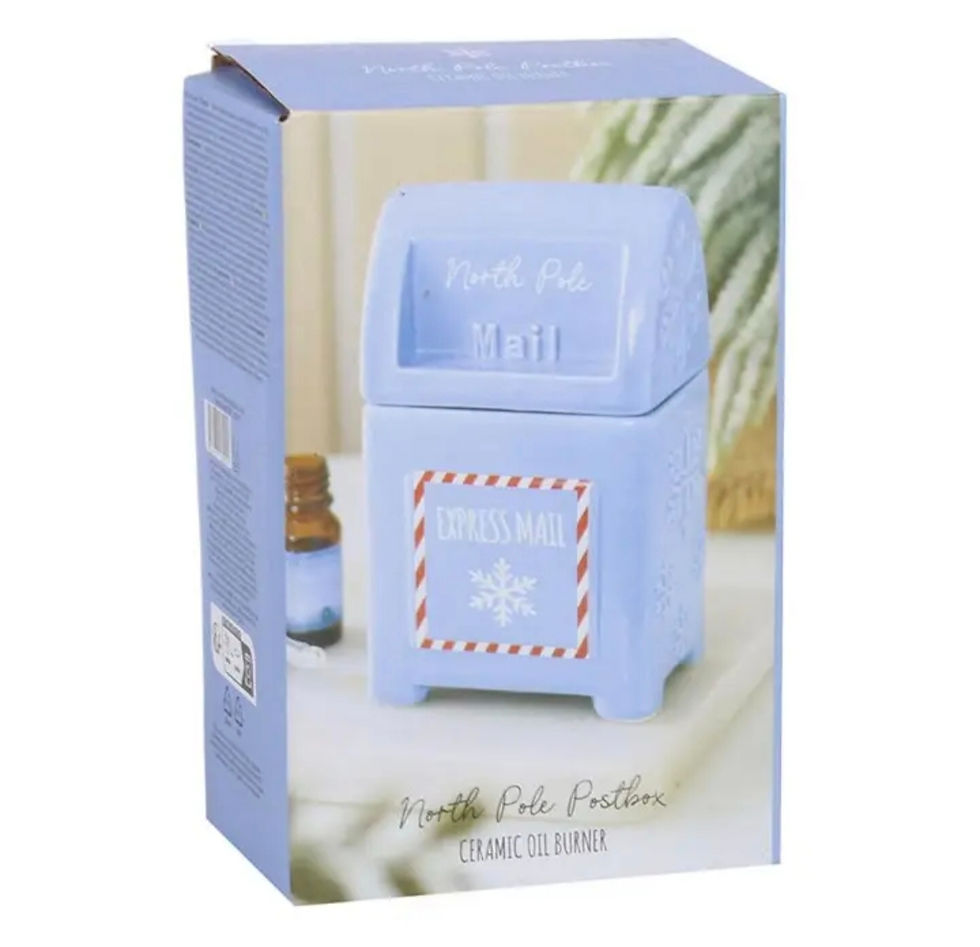 Miniature : Brûleur à huile de Noël « Boîte aux lettres du Pôle Nord >>