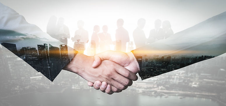 double-exposure-image-of-business-and-fi