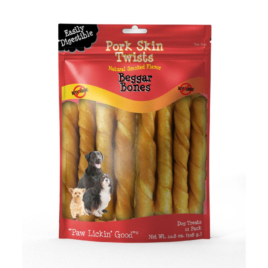 Beggar Bones Pork Skin Twists