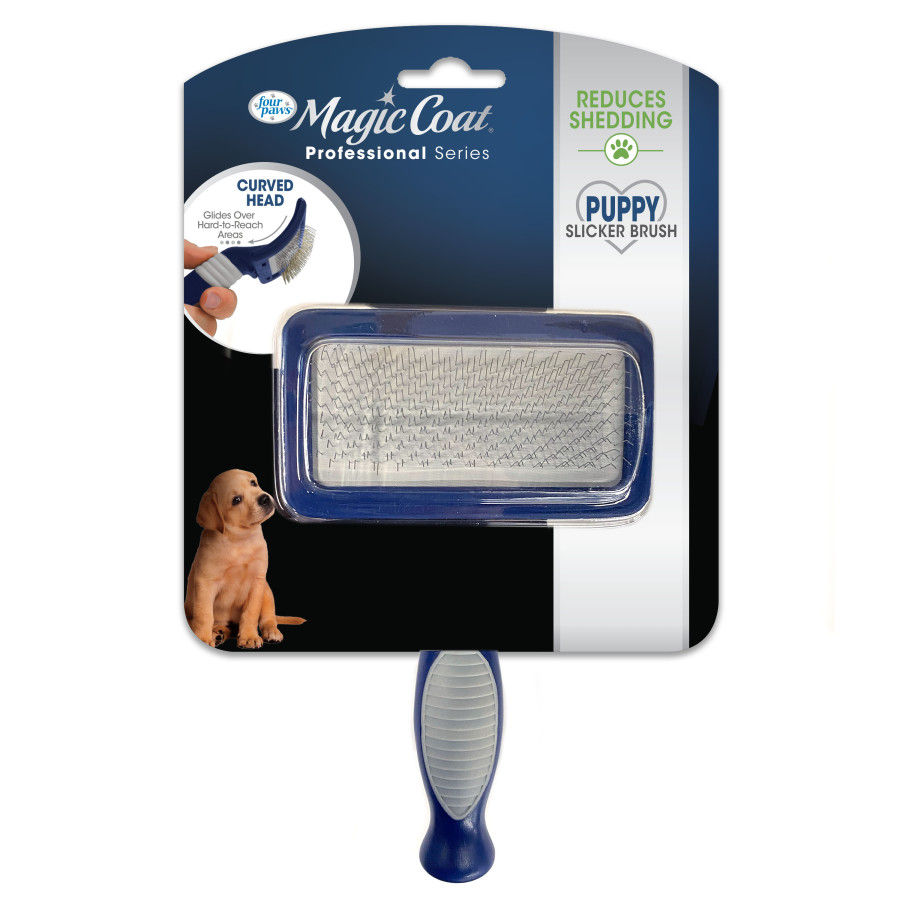 Magic Coat Reduces Shedding Puppy Slicker Brush