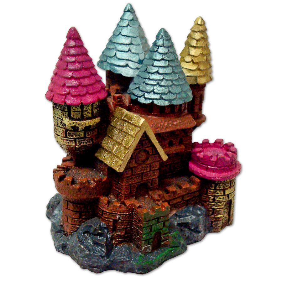 Aquarium Decor Blue Castle