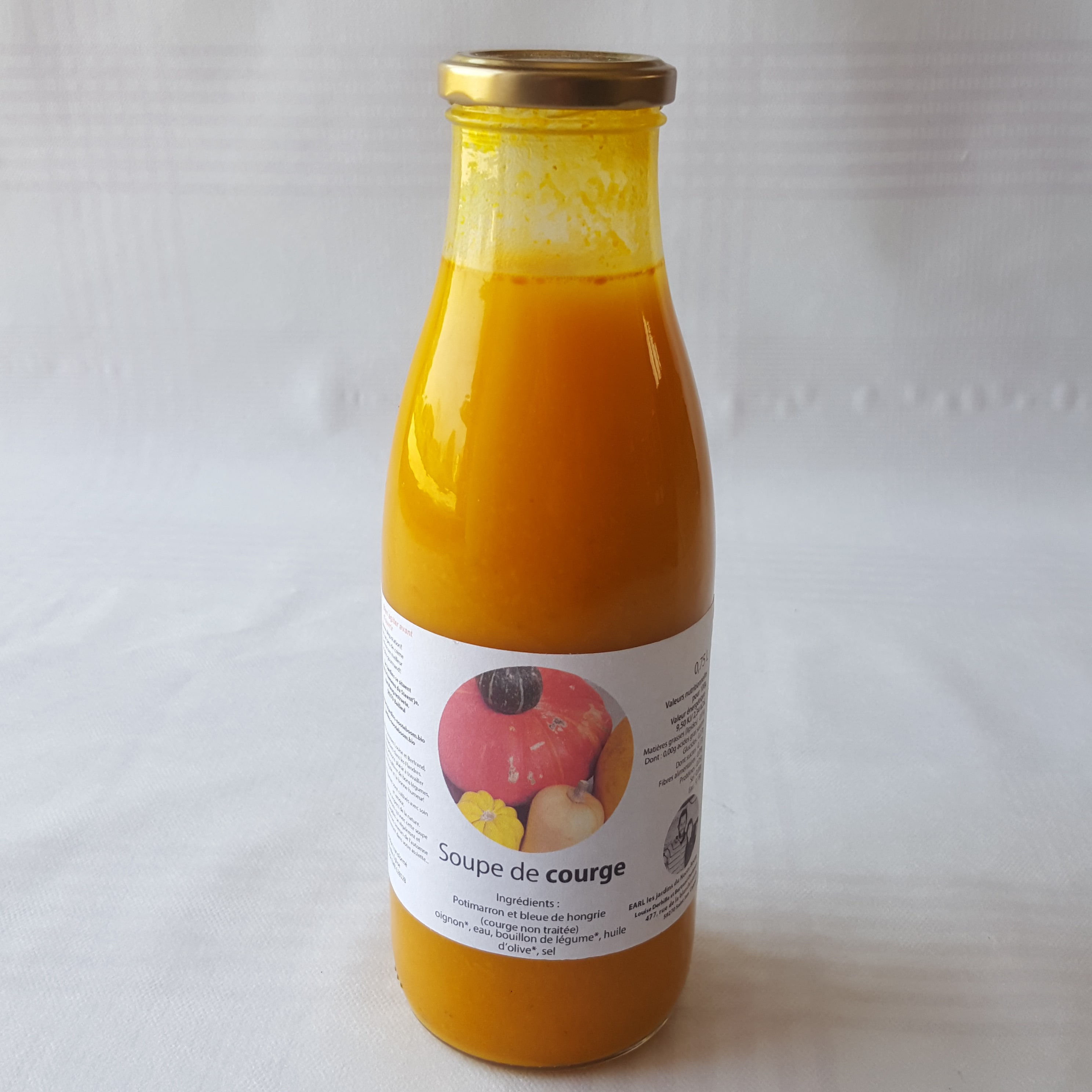 Soupe de courge"potimarron et bleu" (75 cl)