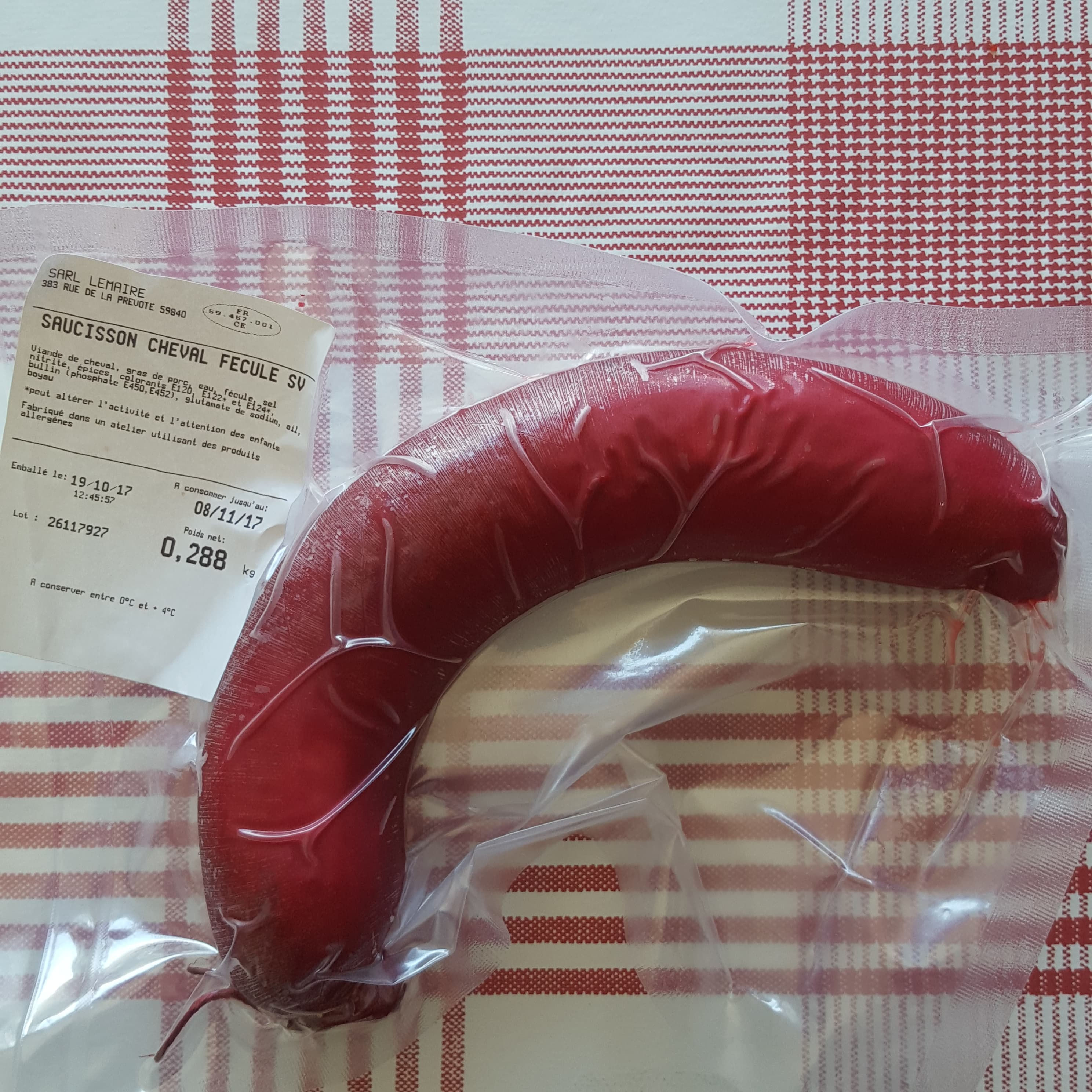 Saucisson cheval (280 g)