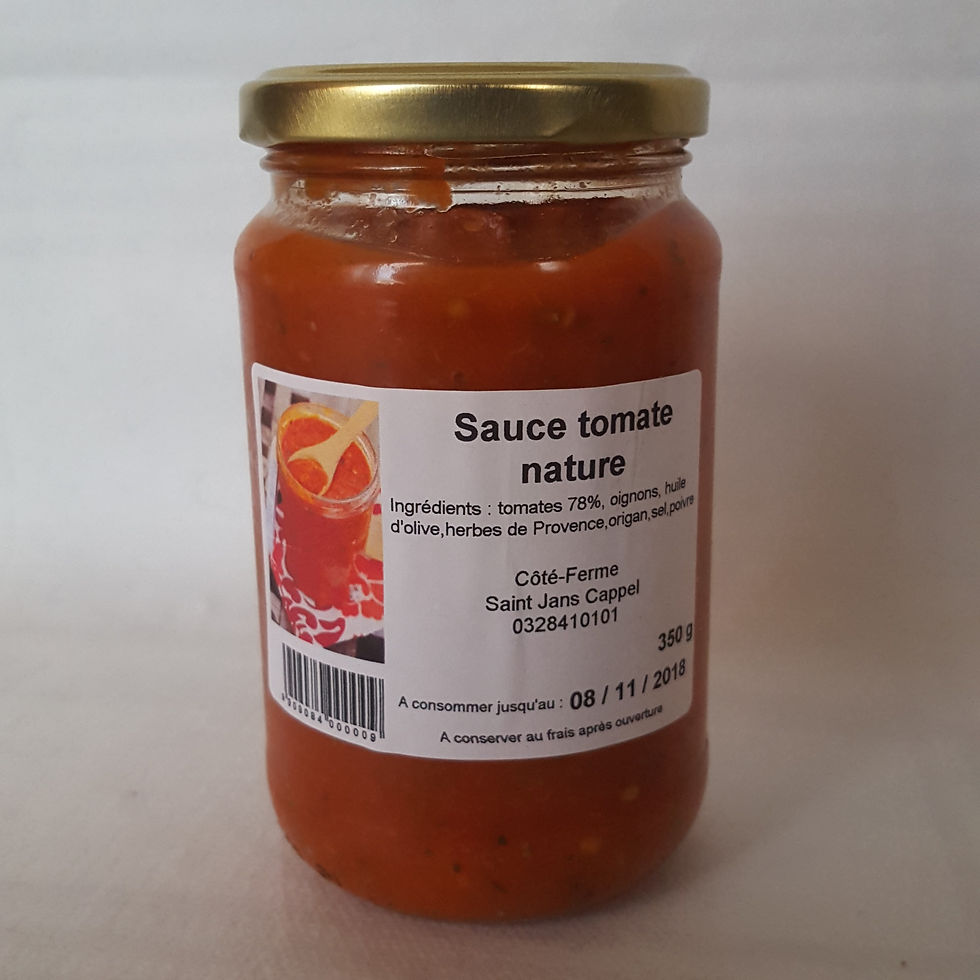 Miniature : Sauce tomate (350 g)