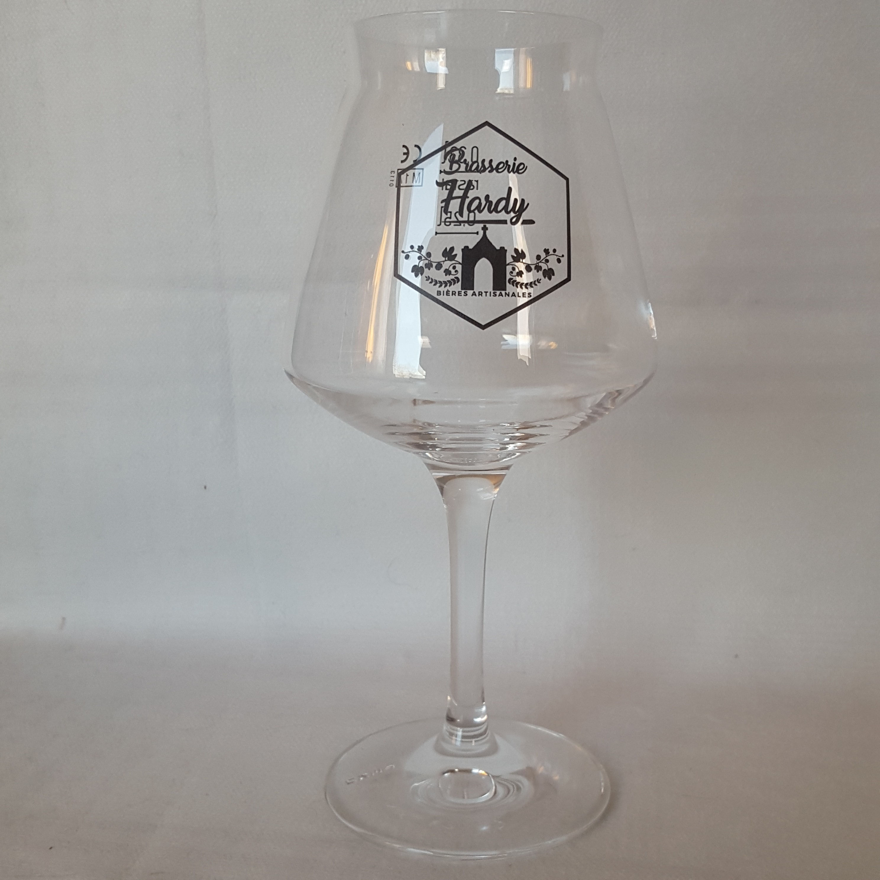 Verre gravé brasserie Hardy (pièce)