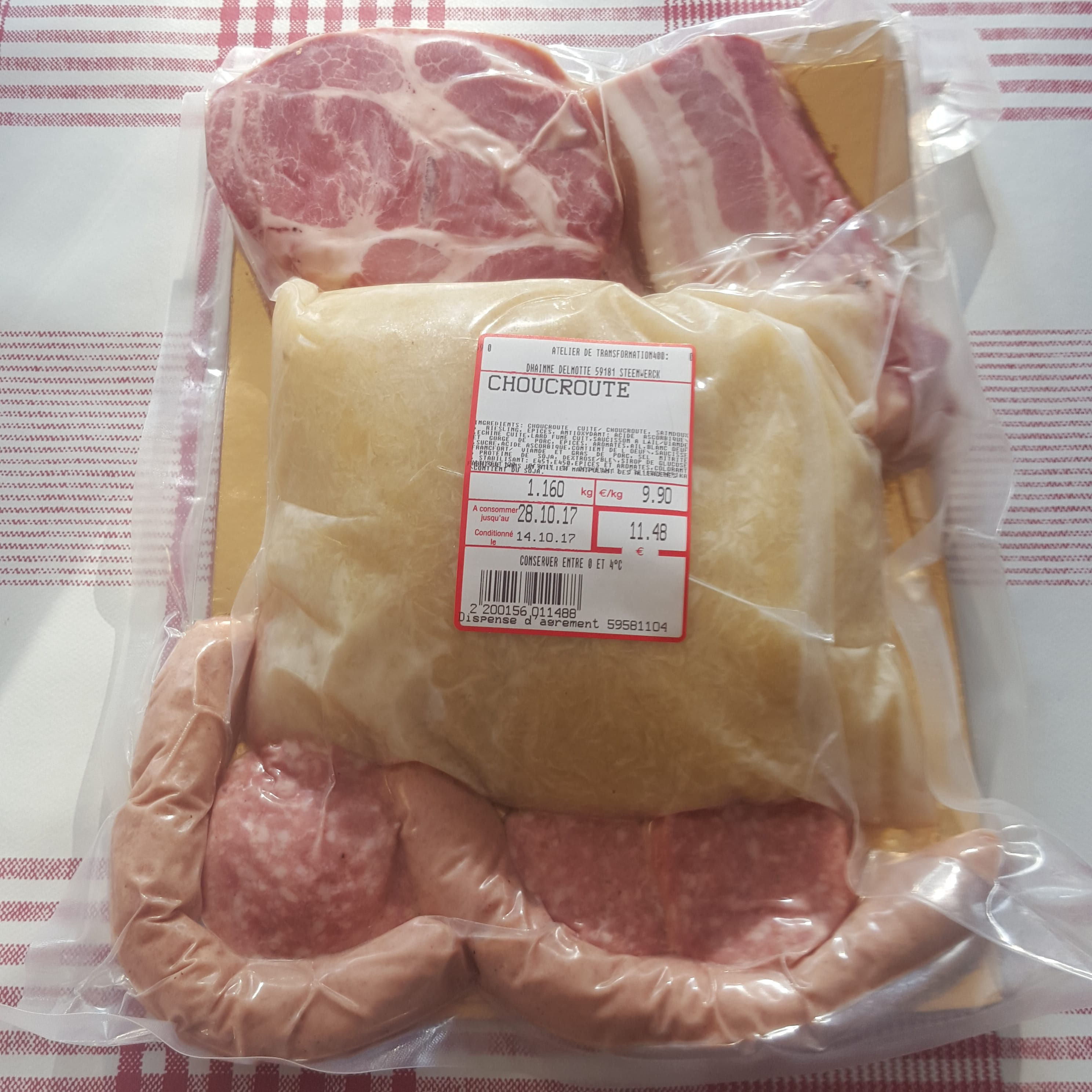 Choucroute (1,1 kg)